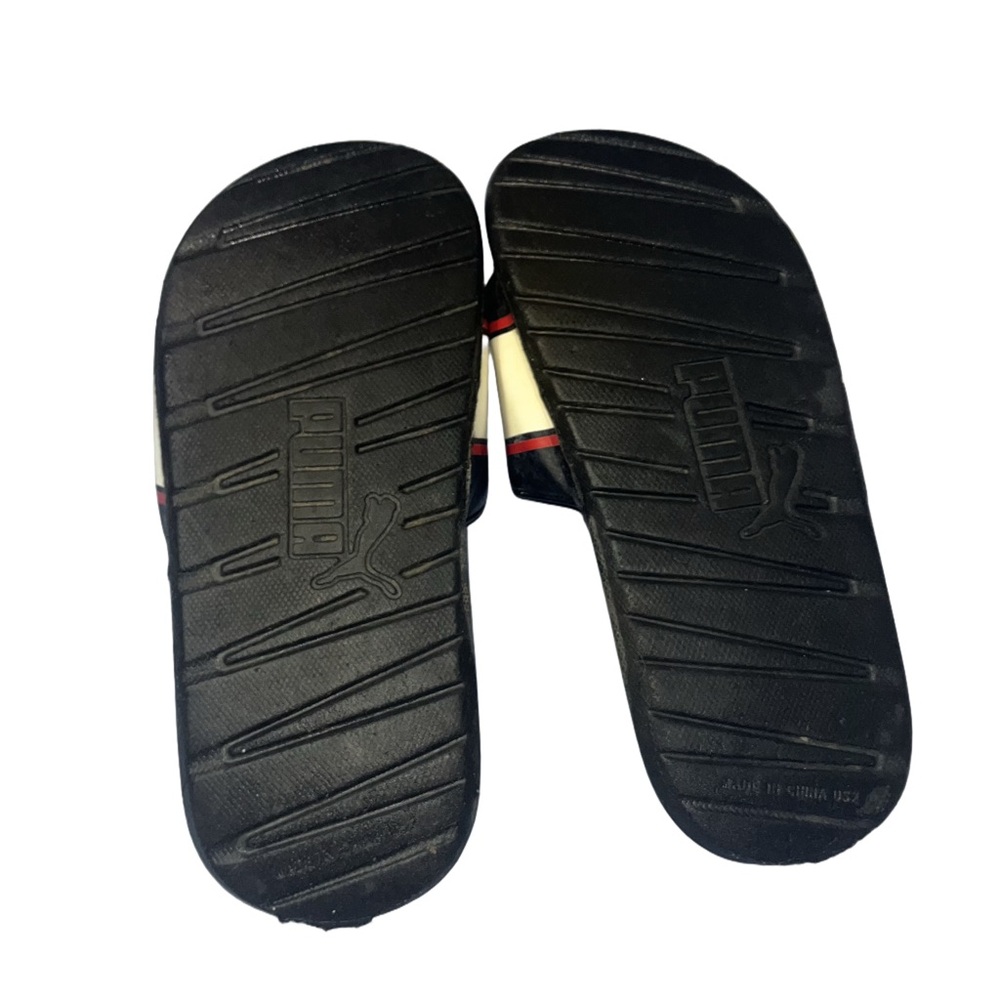 EUC Gently Used PUMA Cool Cat Youth Retro Beach Ready Sliders Slip on 4 to 4.5 - Picture 8 of 9
